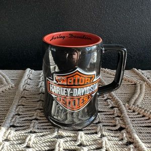 Large Vintage Harley Davidson coffee cup